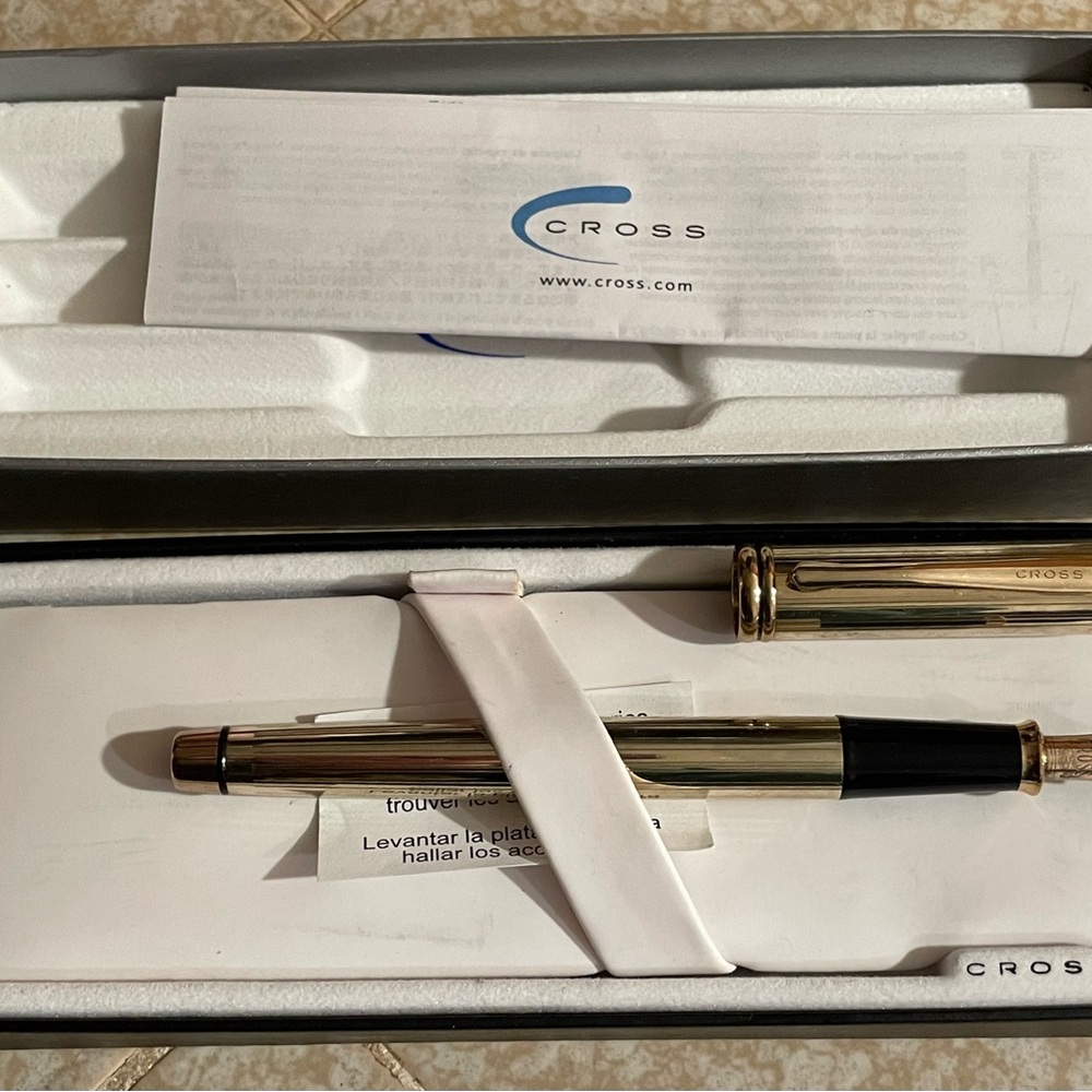 Cross Gold Fountain Pen